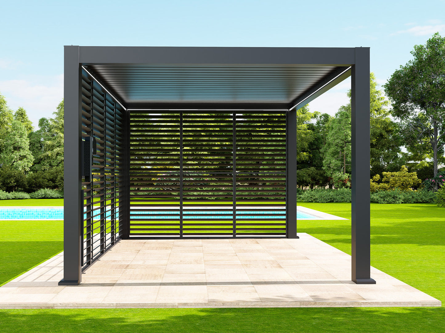 Privacy Shutter Walls for FlexPatio Pergolas