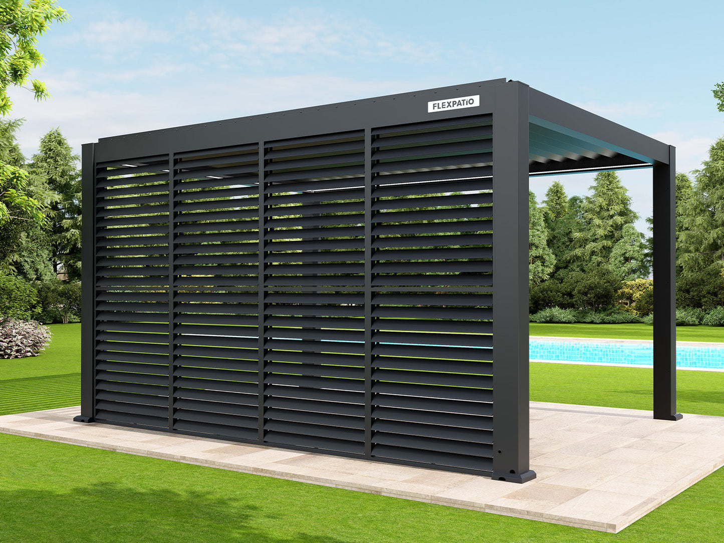 Privacy Shutter Walls for FlexPatio Pergolas