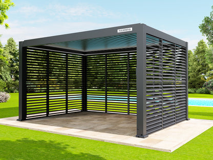 Privacy Shutter Walls for FlexPatio Pergolas