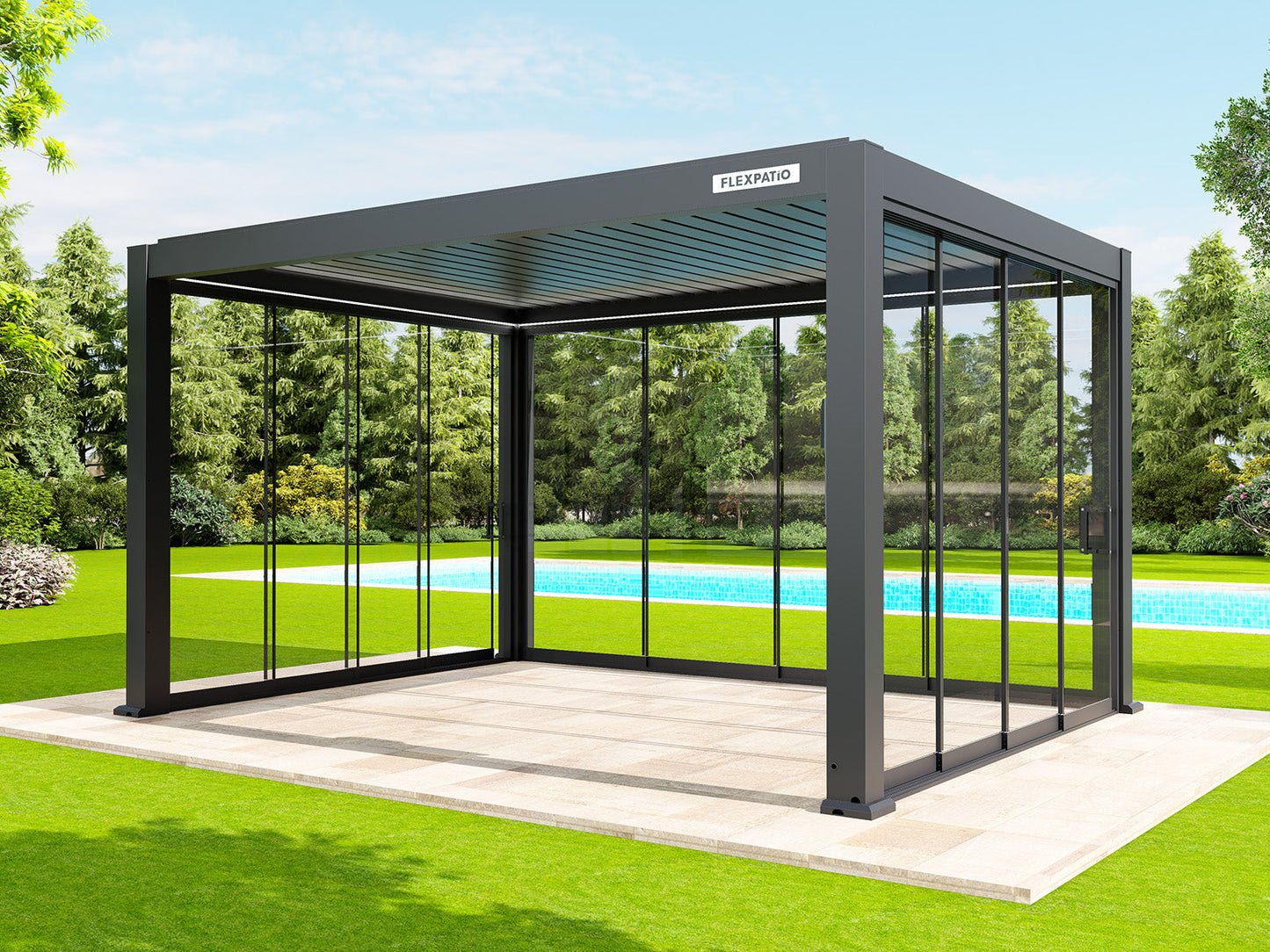 Sliding Glass Doors for FlexPatio Pergolas