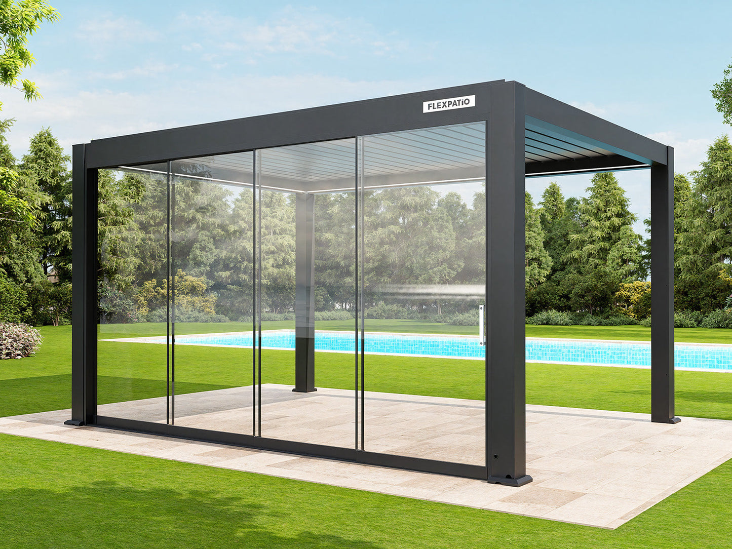 Sliding Glass Doors for FlexPatio Pergolas