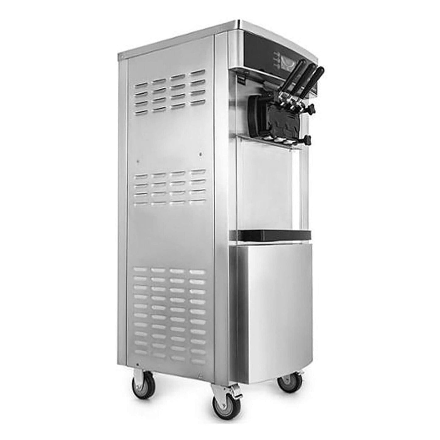3-Flavor Commercial Stainless Steel Soft Serve Ice Cream & Frozen Yogurt Maker Machine