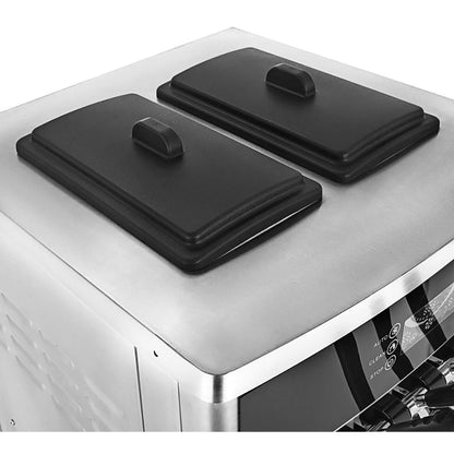 3-Flavor Commercial Stainless Steel Soft Serve Ice Cream & Frozen Yogurt Maker Machine