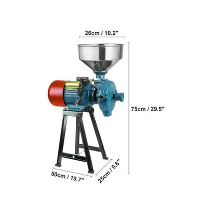 3000W Commercial Electric Corn Wheat Grain Mill Grinder