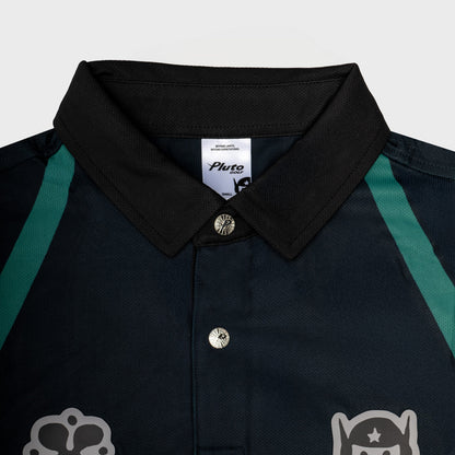 TEAM PLUTO POLO | MIDNIGHT GREEN