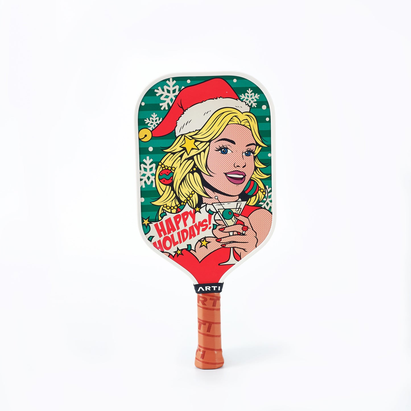 ARTI Carbon Fiber Kristen&Kristy "Happy Holidays" Paddle