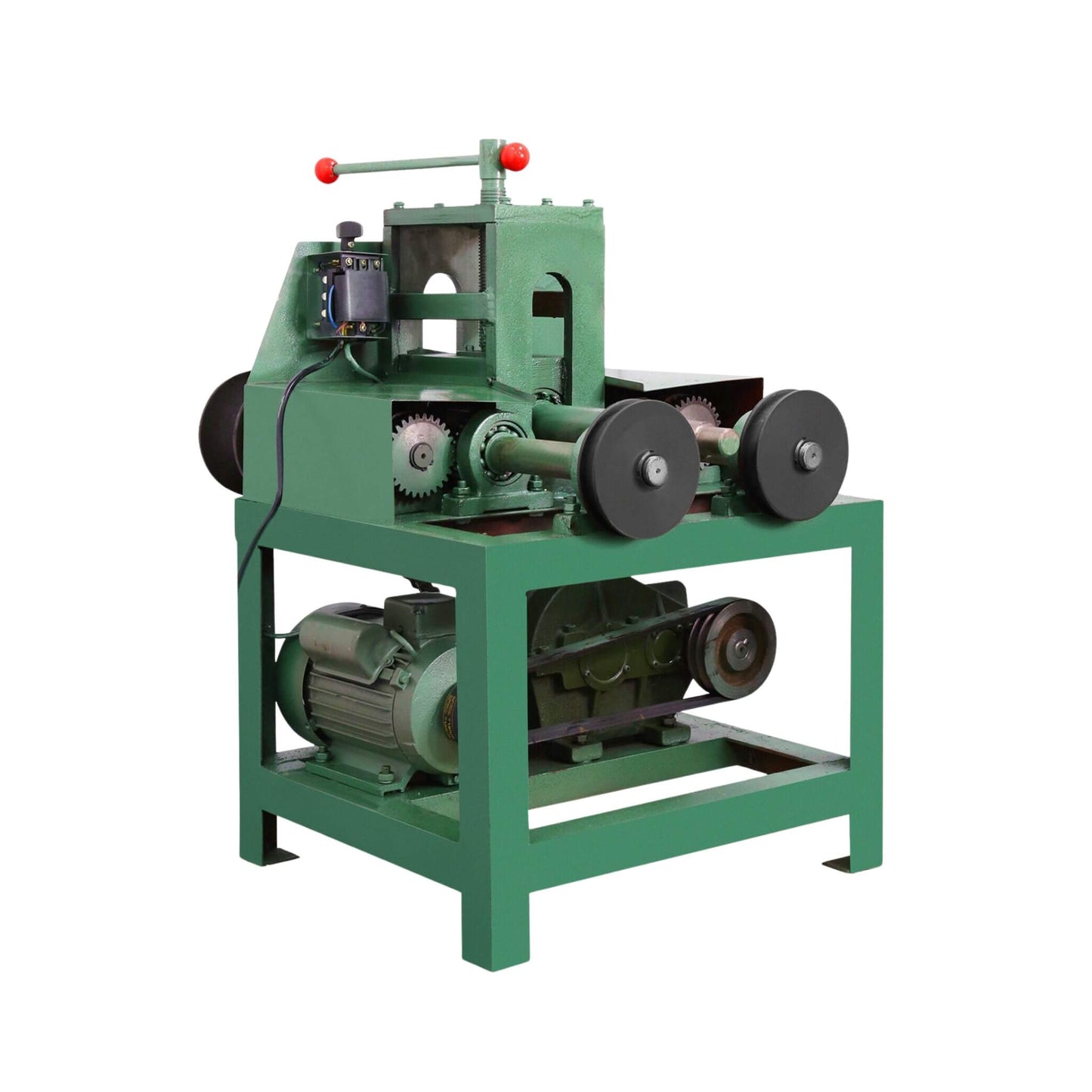 32-Inch Heavy-Duty Electric Industrial Square Pipe Tube Bender Machine with Die Set