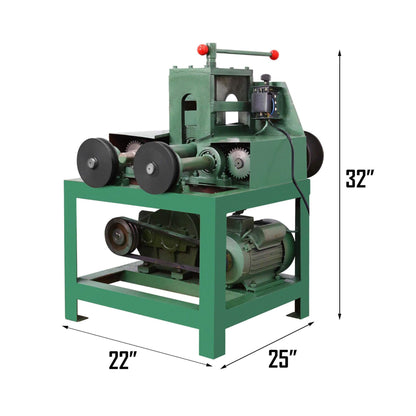 32-Inch Heavy-Duty Electric Industrial Square Pipe Tube Bender Machine with Die Set