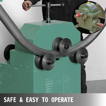 32-Inch Heavy-Duty Electric Industrial Square Pipe Tube Bender Machine with Die Set
