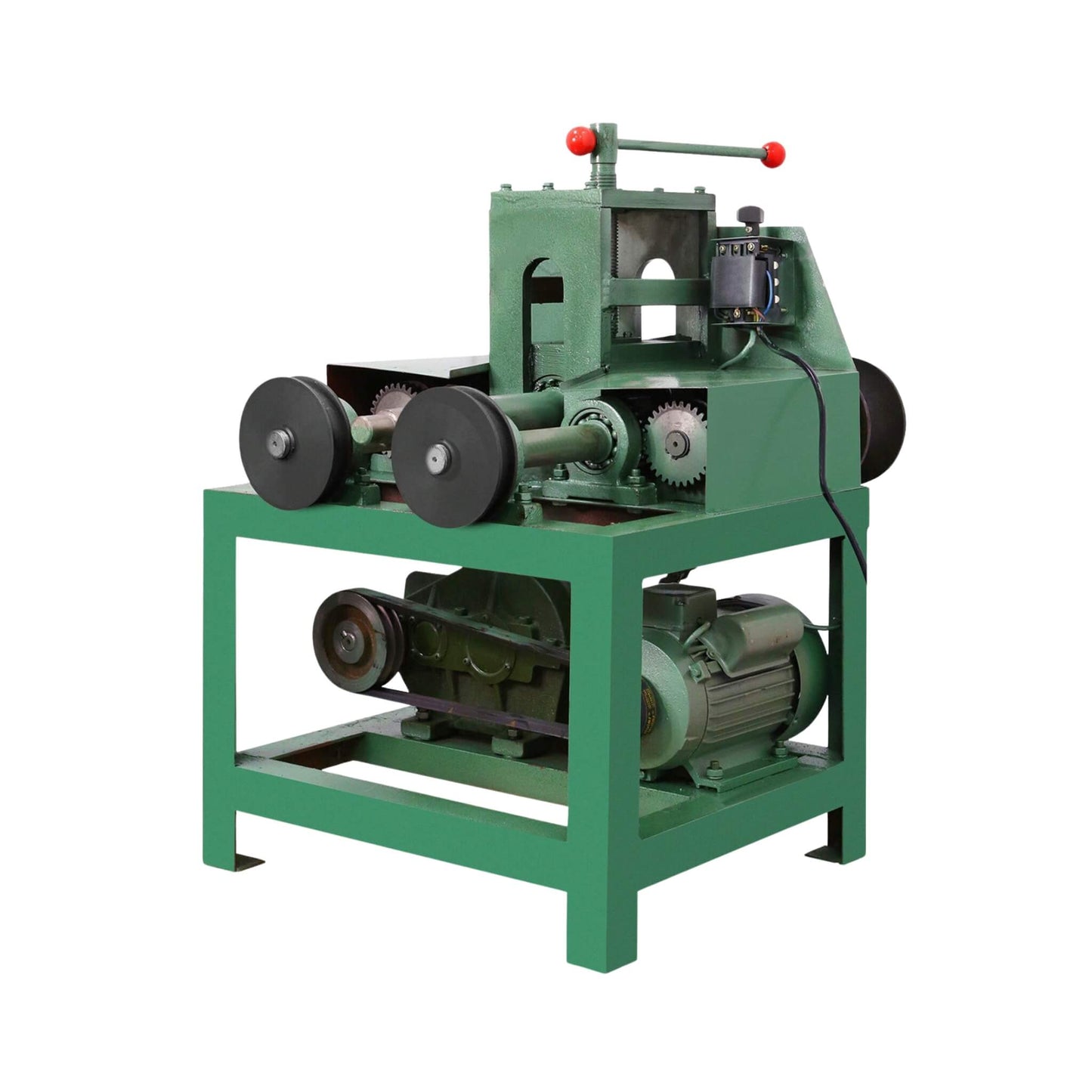 32-Inch Heavy-Duty Electric Industrial Square Pipe Tube Bender Machine with Die Set