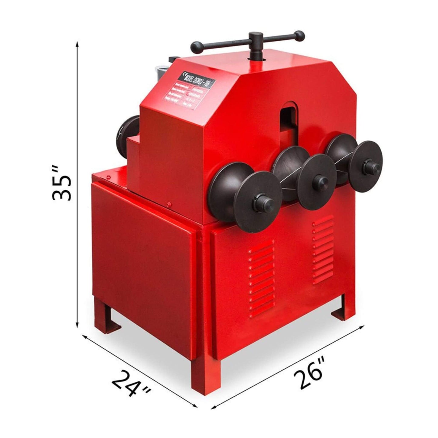 35-Inch Heavy-Duty Electric Multi-Function Industrial Square Pipe Tube Bender Machine with Die Set