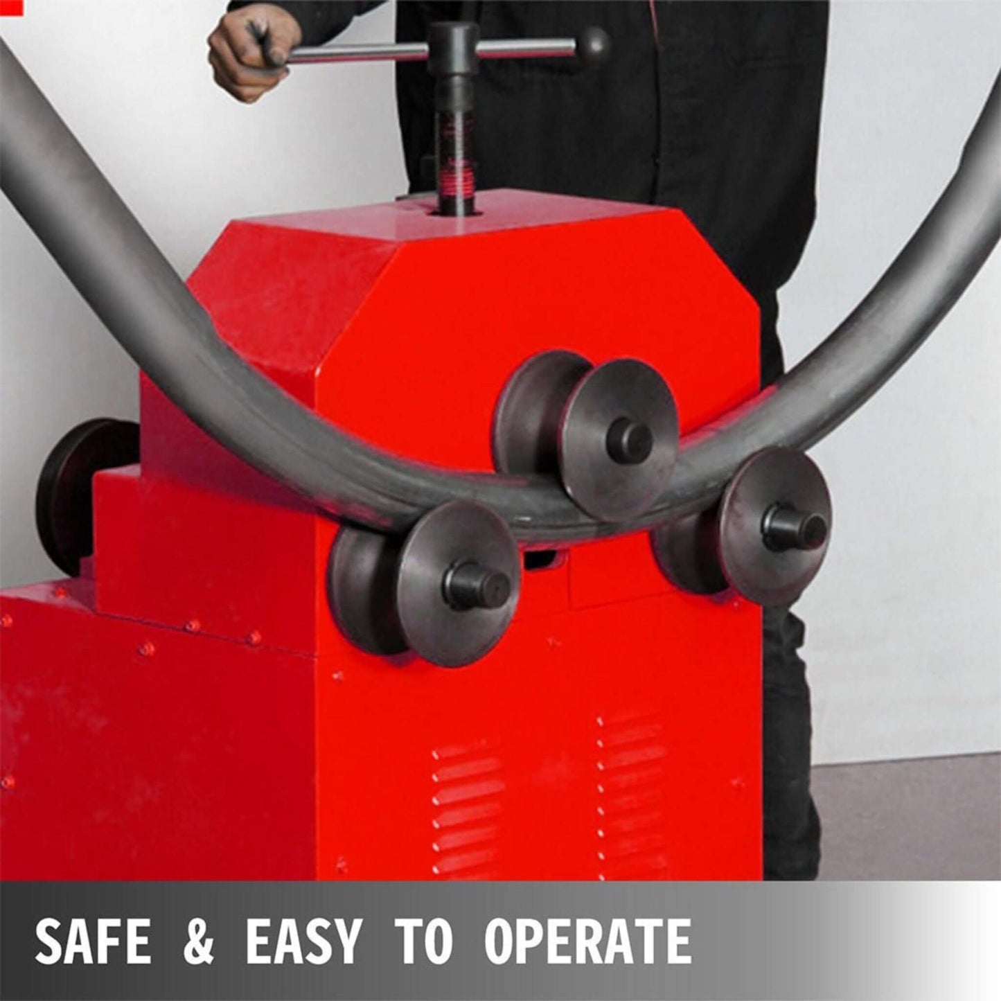 35-Inch Heavy-Duty Electric Multi-Function Industrial Square Pipe Tube Bender Machine with Die Set