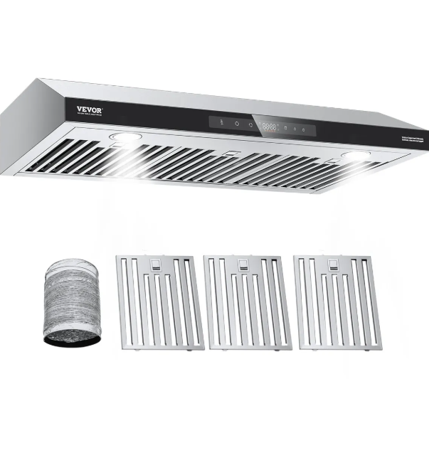 36" Under Cabinet Range Hood Vent Hood 900CFM Gesture & Touch Control