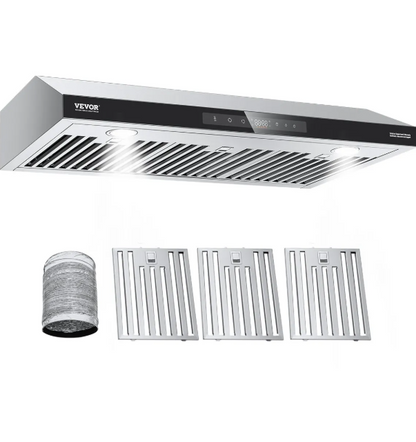 36" Under Cabinet Range Hood Vent Hood 900CFM Gesture & Touch Control