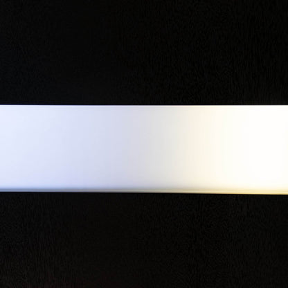 36" x 80" Inch Nuvia Contemporary Frosted Glass Fiberglass Left Inswing Front Door with 6-9/16 White Vinyl Frame
