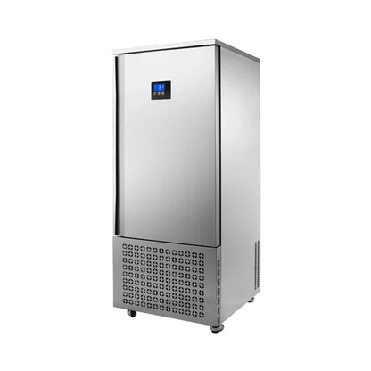 370L Commercial Freestanding Blast Freezer With 15 Trays For Chilling Seafood & Gelato
