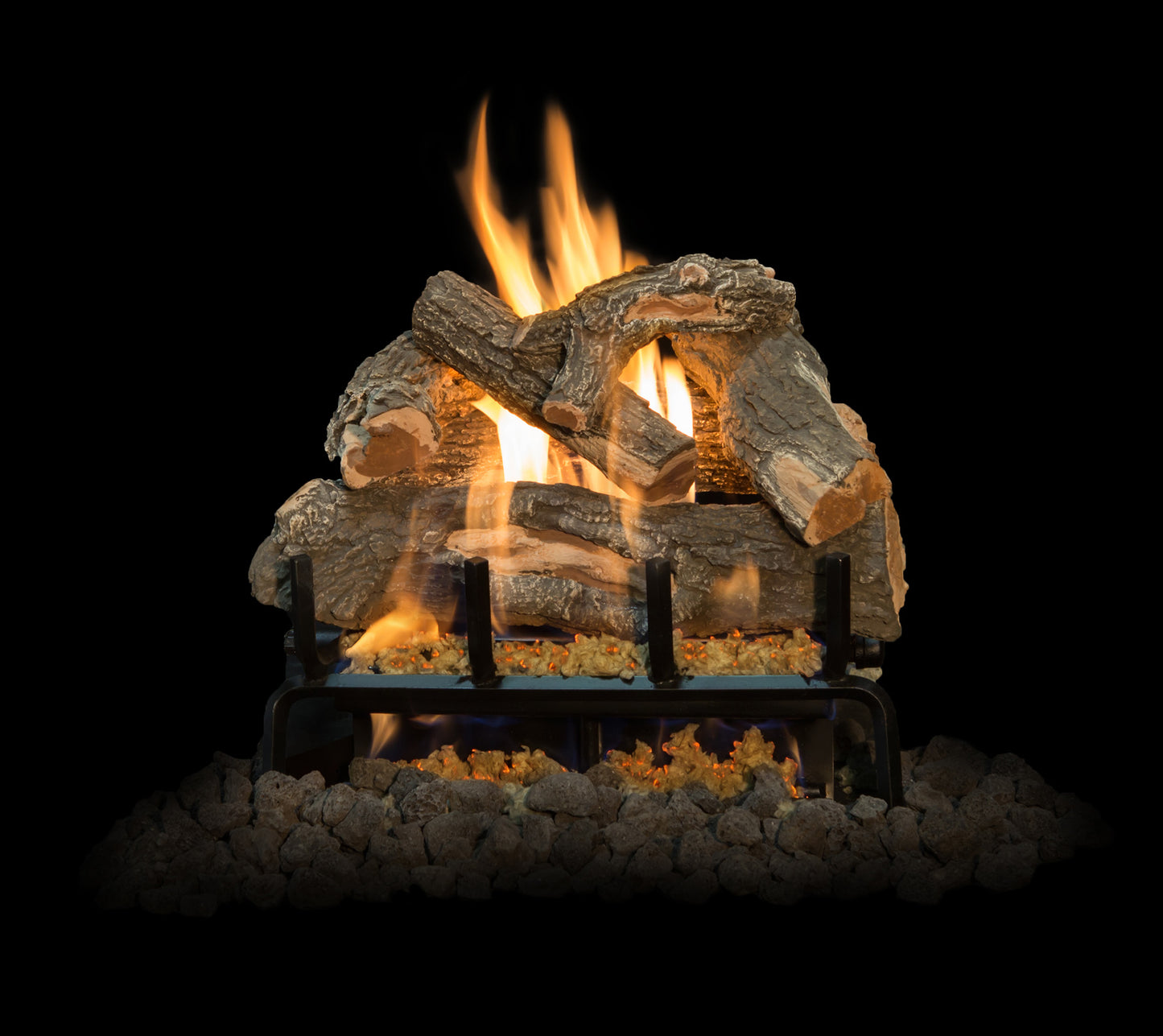 Arizona Weathered Oak See Through Vented Indoor/Outdoor Log Sets - Logs Only