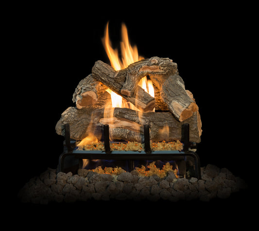 Arizona Weathered Oak See Through Vented Indoor/Outdoor Log Sets - Logs Only