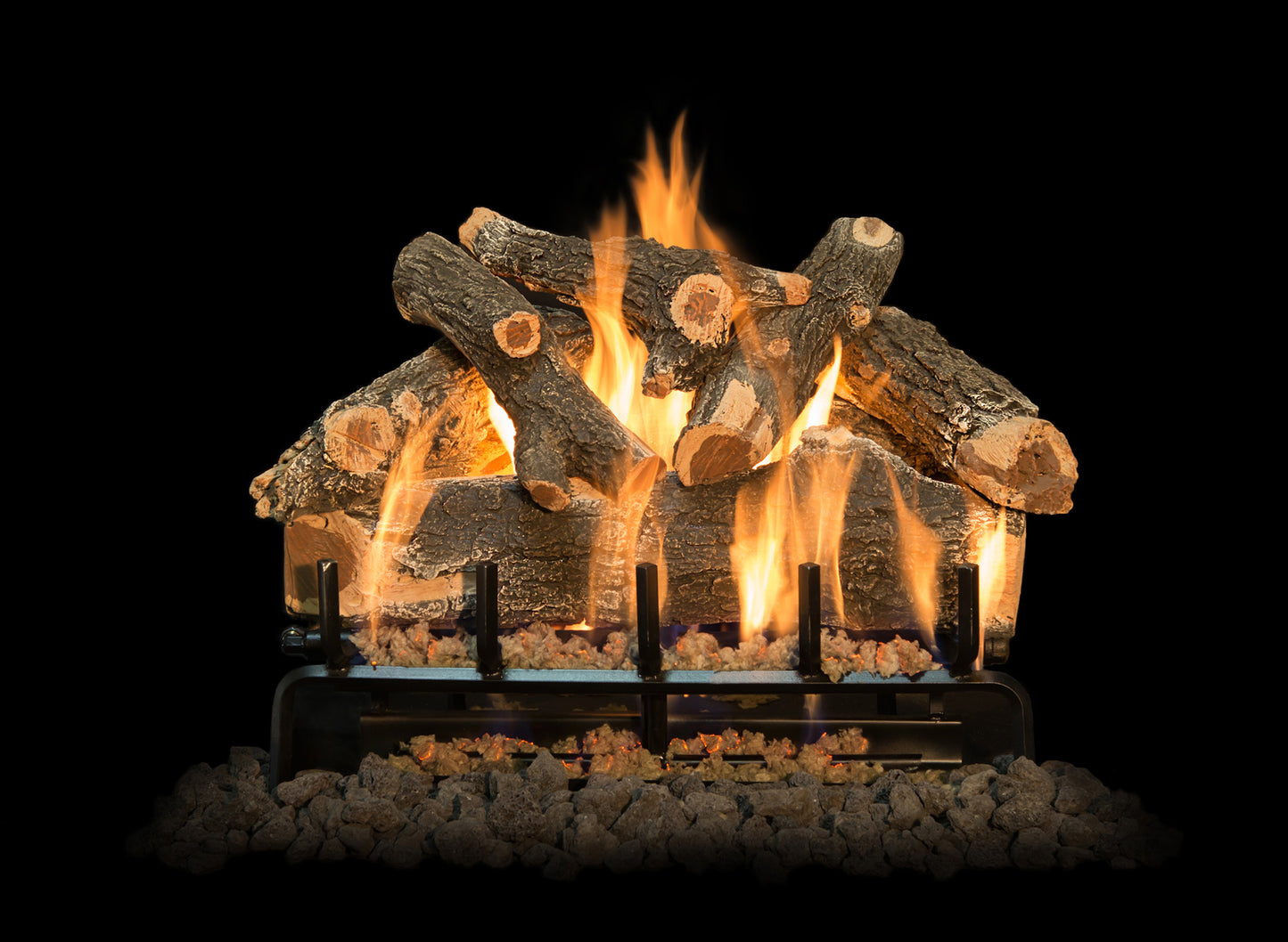 Arizona Weathered Oak See Through Vented Indoor/Outdoor Log Sets - Logs Only