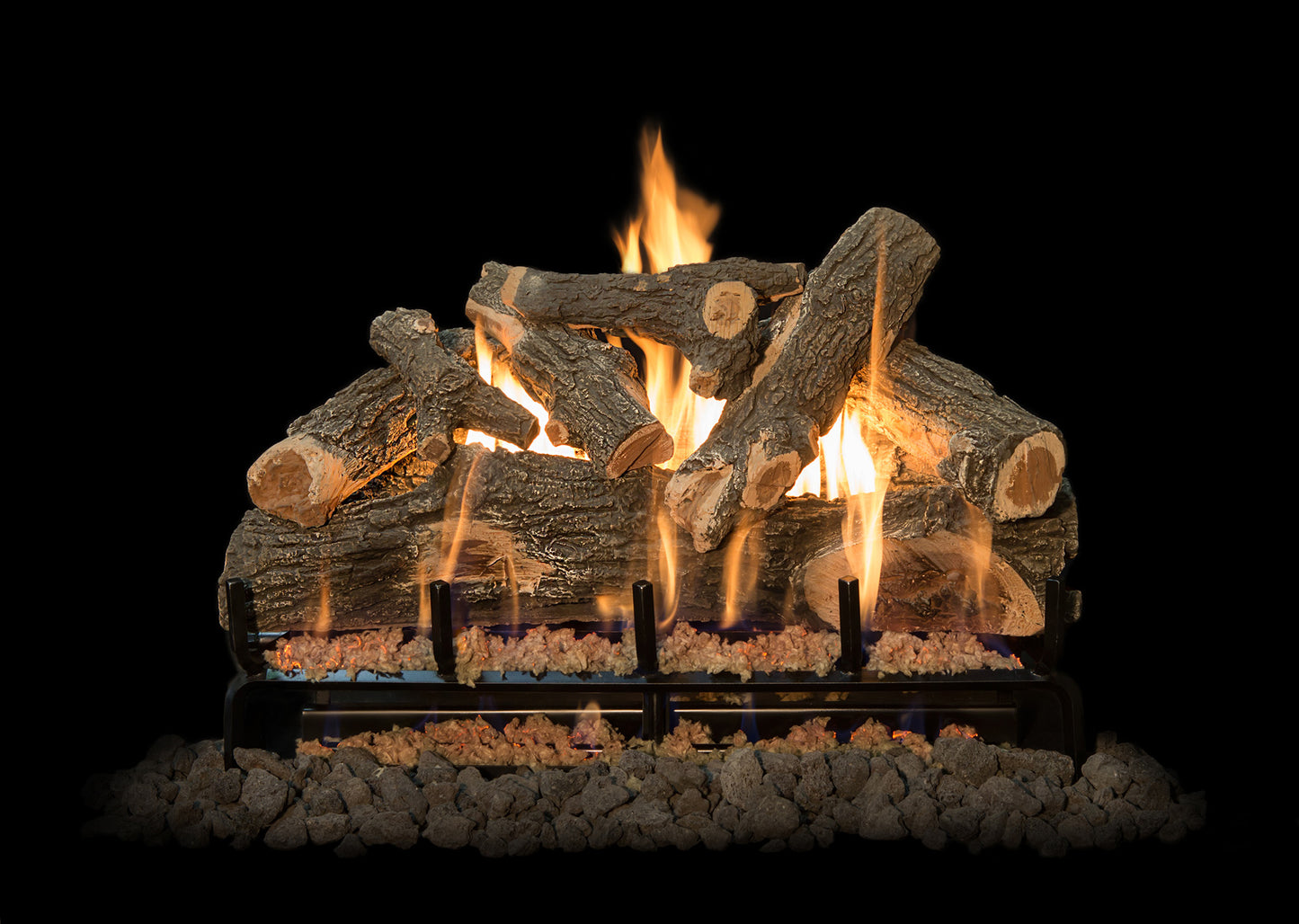 Arizona Weathered Oak See Through Vented Indoor/Outdoor Log Sets - Logs Only