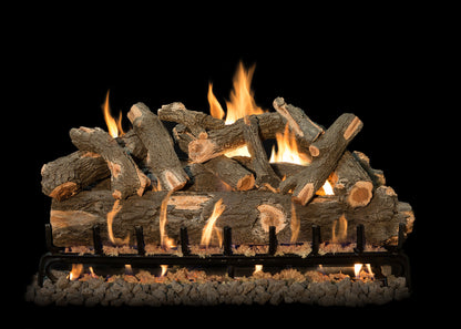 Arizona Weathered Oak See Through Vented Indoor/Outdoor Log Sets - Logs Only