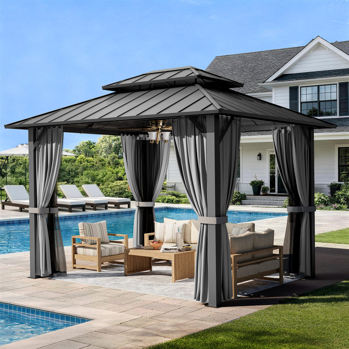 Aera Permanent 10FT x 12FT Hardtop Gazebo