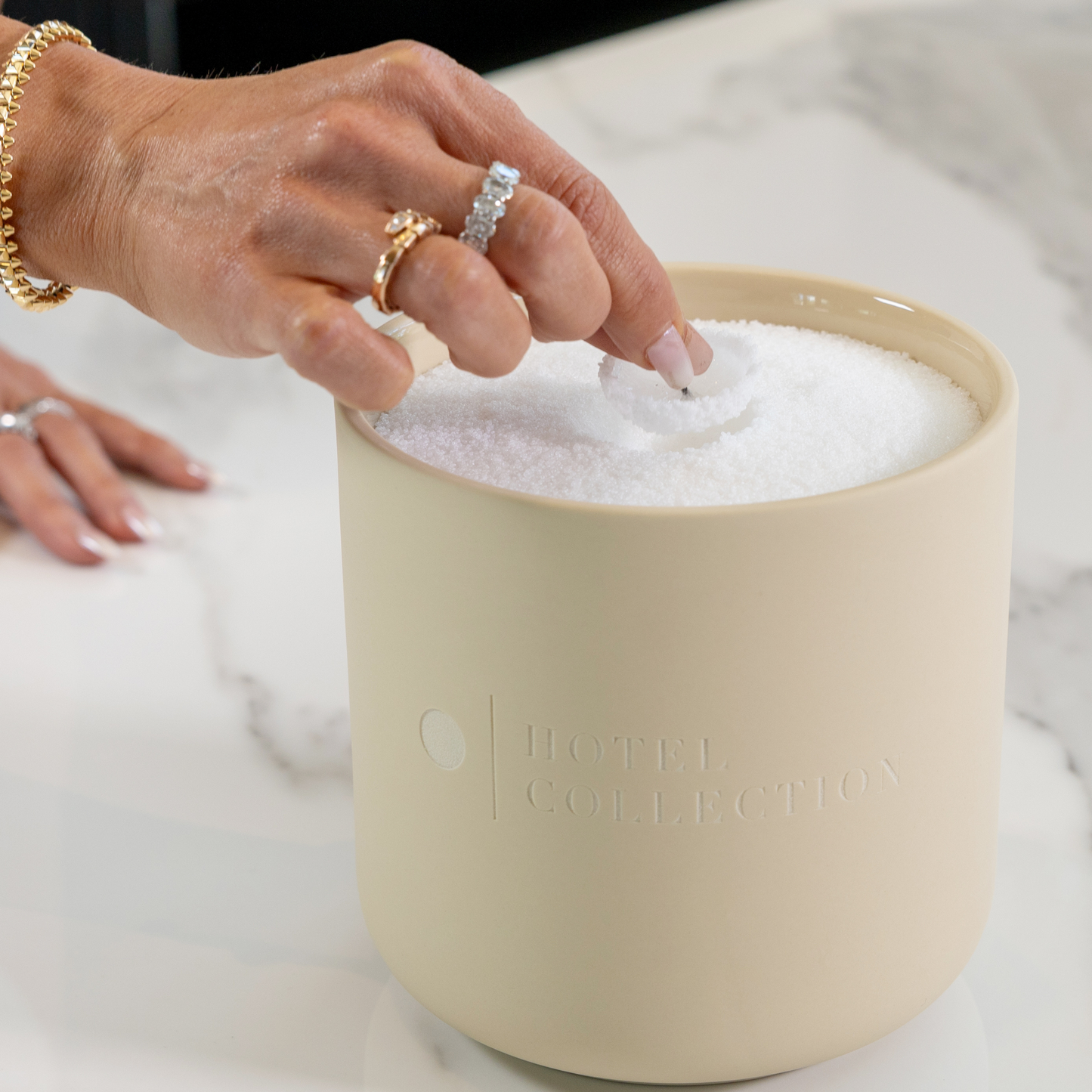 Petite Ceramic Sand Wax Set