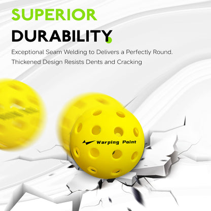 PRACTICE PICKLEBALLS - OUTDOOR - 12 PACK