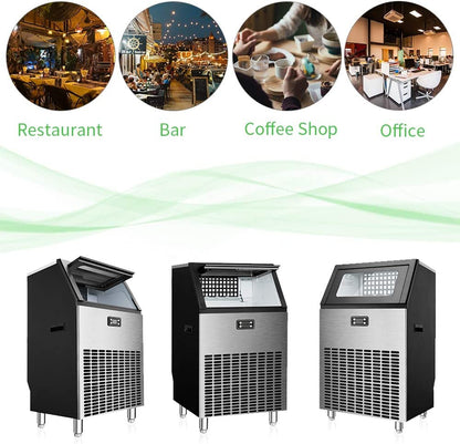 Freestanding Commercial Ice Maker - Z5845A - Multiple Sizes - 100LBS 200LBS 265LBS