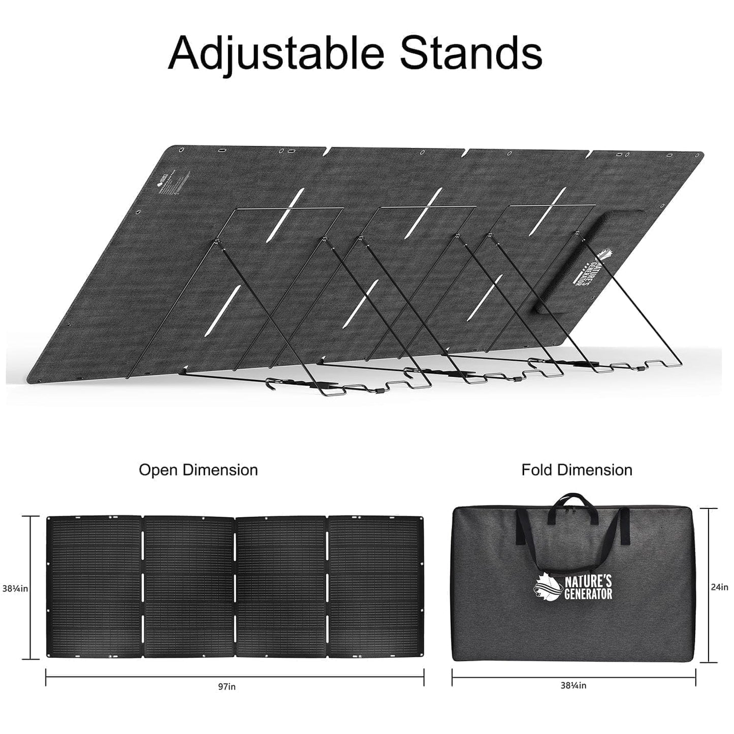 Nature's Generator 400W Folding Solar Panel