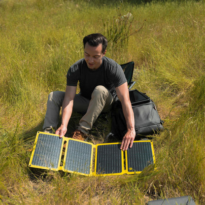 SunJack 40 Watt ETFE Foldable Portable Solar Panel Charger with Kickstands