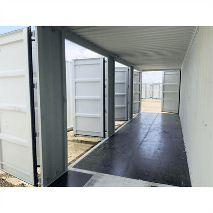 40FT High Cube Container with 4 Side Doors, with Logo