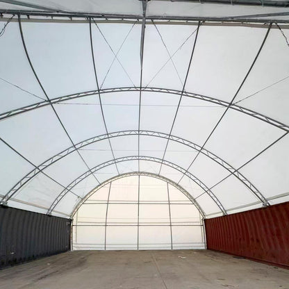 Back Wall for Container Canopy Shelter 40FT x 40FT x 15FT