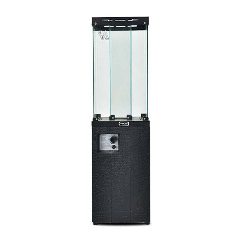 41K BTU Outdoor Propane Gas Patio Heater with Lockable Wheels