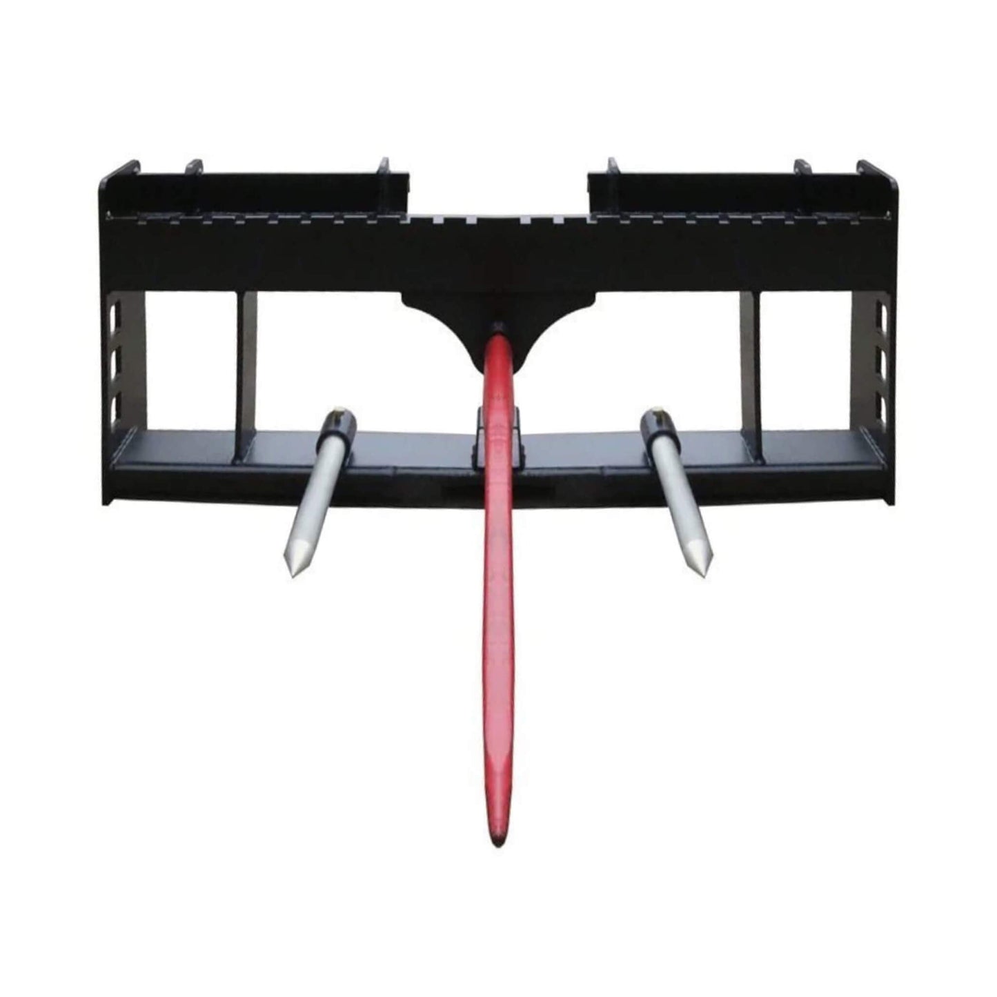 42-Inch Heavy-Duty Pallet Forks Hay Spear Skid Steer Attachment with Quick Attach