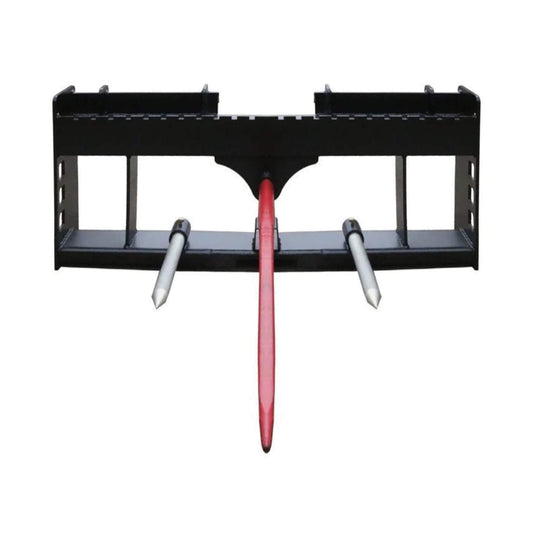 42-Inch Heavy-Duty Pallet Forks Hay Spear Skid Steer Attachment with Quick Attach