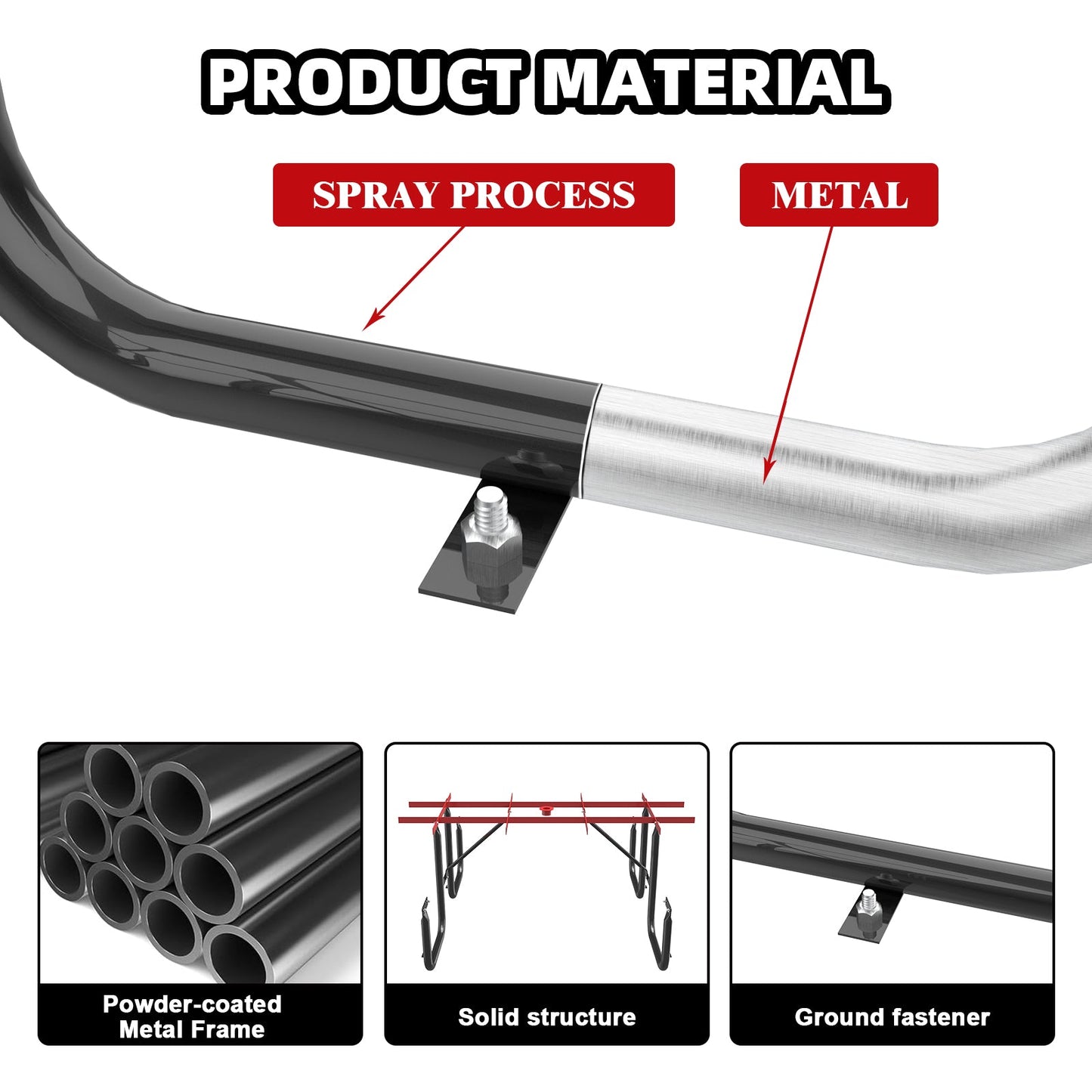 46" Round Picnic Table with Umbrella Hole