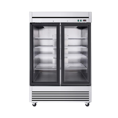 49-Inch Upright Commercial Reach-In Display Refrigerator