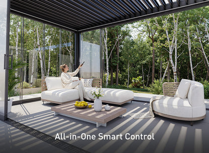 FlexPatio POWER+ PRO Gen 1 Motorized Pergola