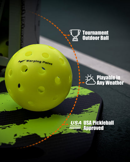ASCENT OUTDOOR TOURNAMENT  PICKLEBALLS - 4 PACK