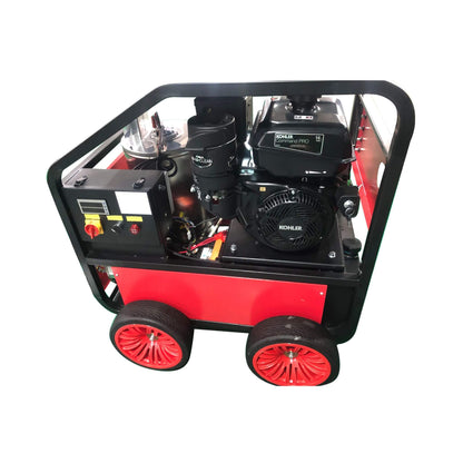 Heavy-Duty 4K PSI Commercial Hot Water Gas Powered Pressure Washer