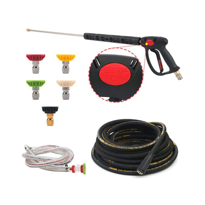Heavy-Duty 4K PSI Commercial Hot Water Gas Powered Pressure Washer