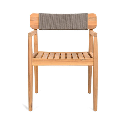 Alora Premium 5-Piece Acacia Wooden Outdoor Furniture Patio Set With Dining Chairs And Table