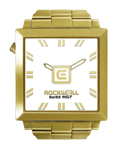 50mm2 (Gold/White) Watch
