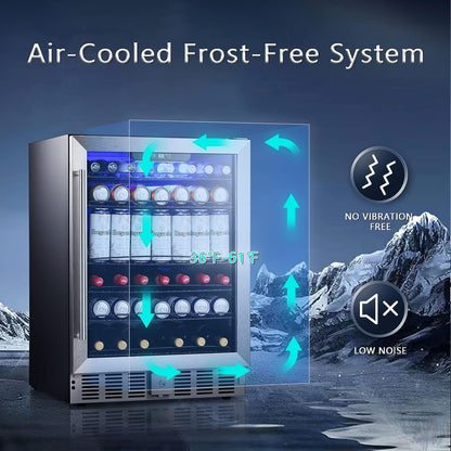 5.1 CU. FT. Wine Cooler Mini Fridge Refrigerator W58145B