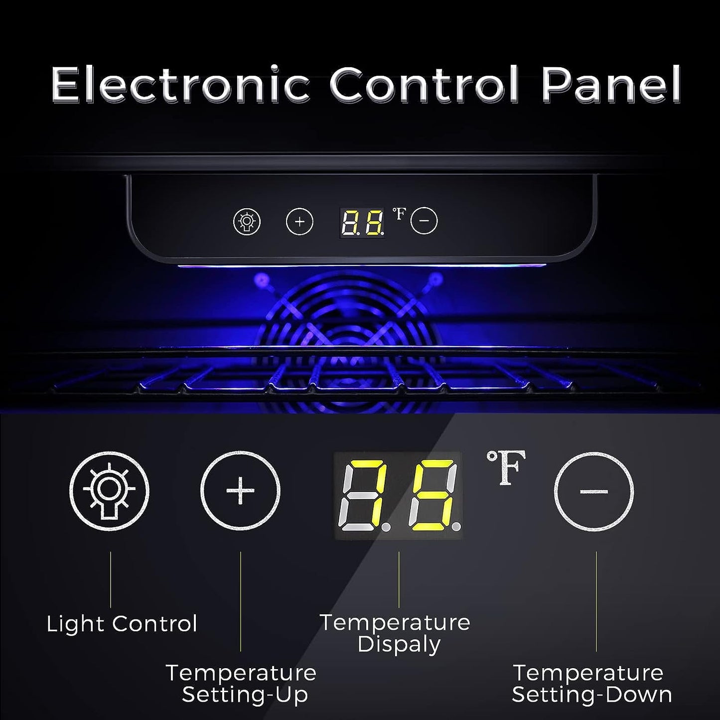 5.1 CU. FT. Wine Cooler Mini Fridge Refrigerator W58145B