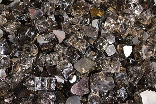 Bronze Reflective Fire Glass 1/4" - 25 LBS