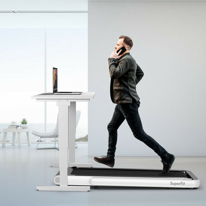 4.75HP 2 In 1 Folding Treadmill with Remote APP Control