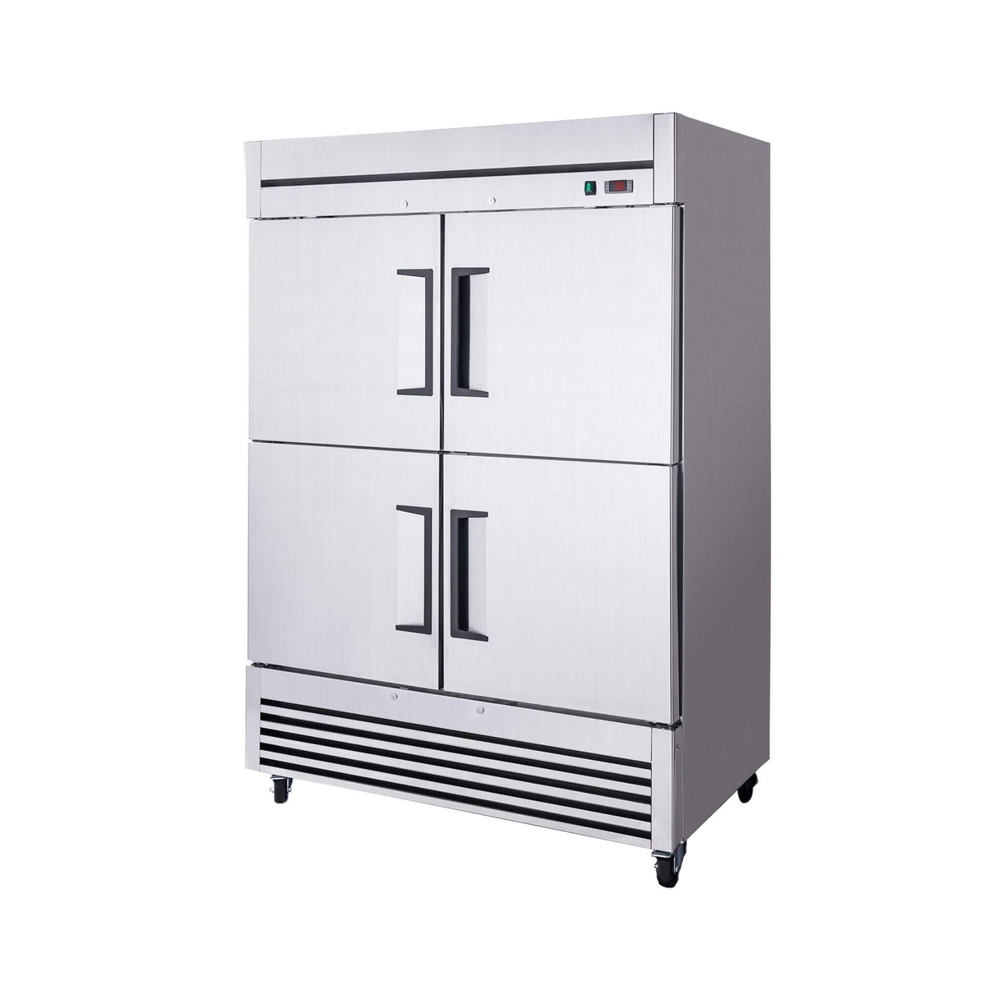54-Inch 49 Cu.Ft Commercial 6-Shelves Stainless Steel Reach-In Freezer