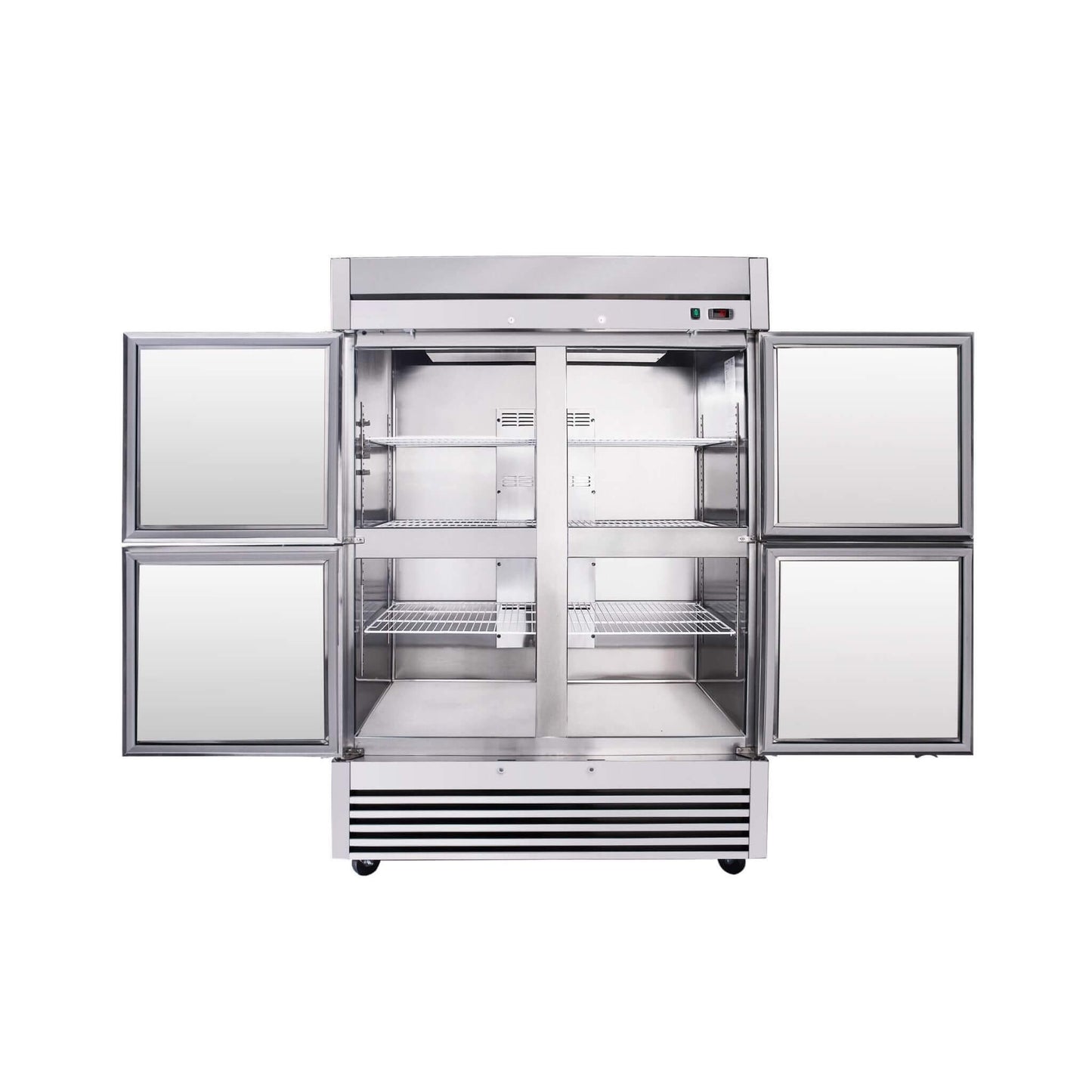 54-Inch 49 Cu.Ft Commercial 6-Shelves Stainless Steel Reach-In Freezer